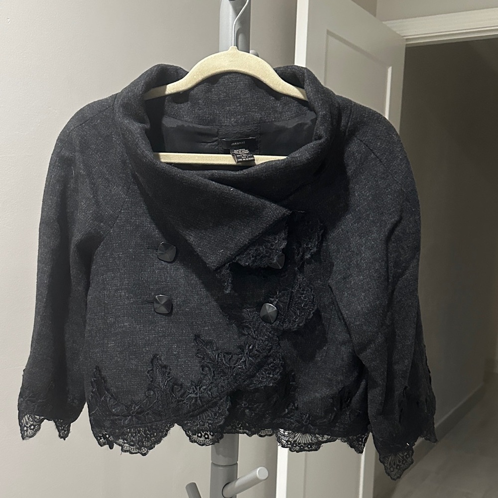 Jak & Rae Wool & Lace Jacket